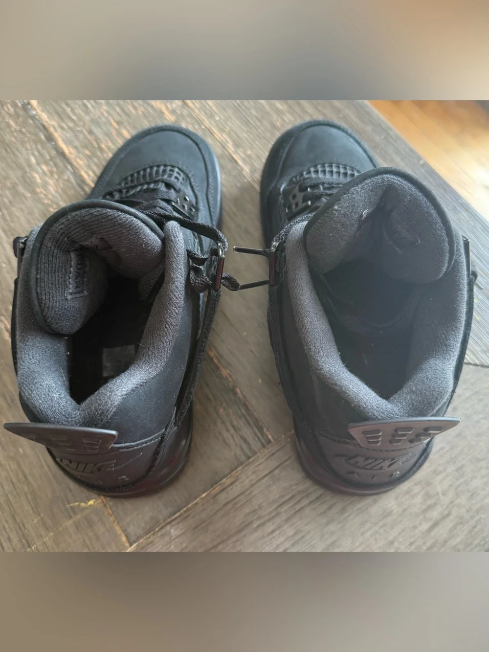Air Jordan Retro 4 Black Cat 4.5Y no box like new worn 1-2x